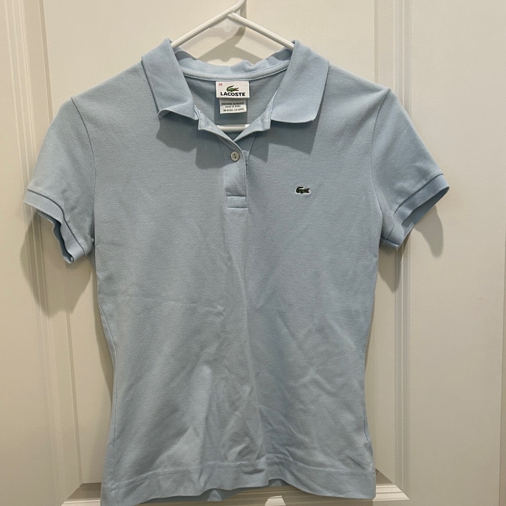 Lacoste Sky Blue Woman's Polo Shirt(S) - Picture 2 of 4
